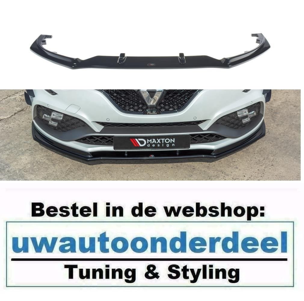 Maxton Spoiler Lip Splitter Voor Renault Megane 4 RS, Verzenden