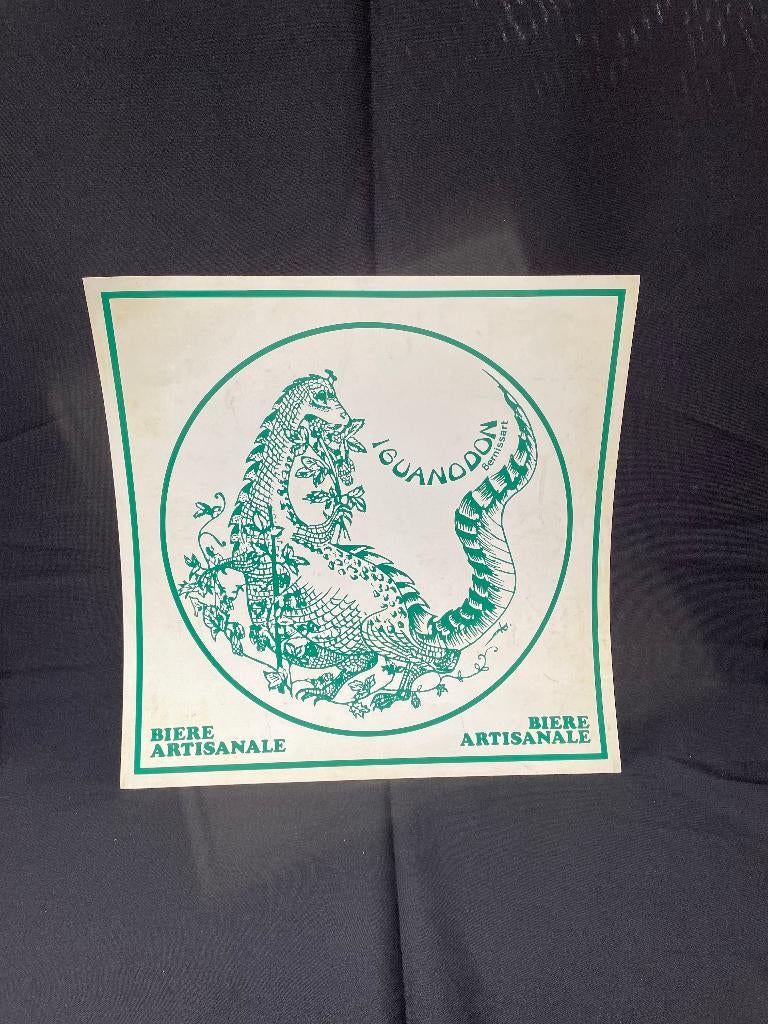 Panneau d'affichage « Iganddon Bernissart », Enlèvement, Comme neuf, Panneau, Plaque ou Plaquette publicitaire, Autres marques
