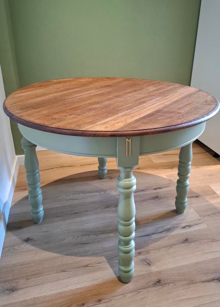 Prachtige tafel van MASSIEF EIKEN (massief eikenhout), Antiek en Kunst, Ophalen