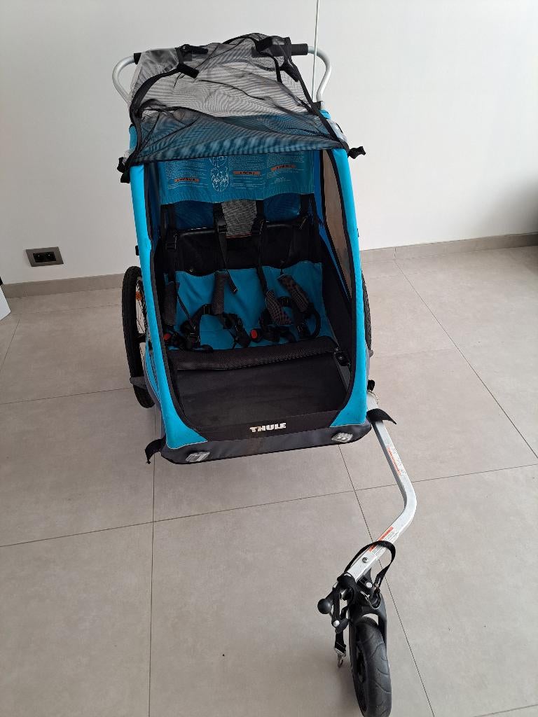 Remorque à vélo Thule Coaster XT pour 2 personnes, Pliable, Enlèvement, Utilisé, Remorque pour enfant