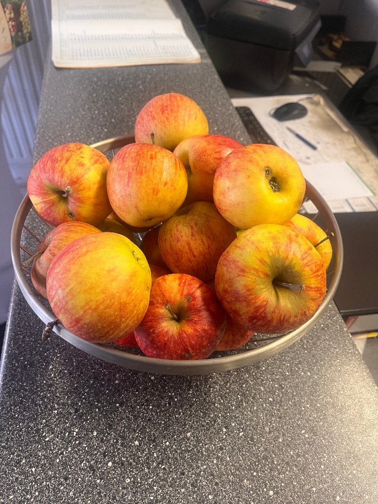 pommes à vendre, Enlèvement