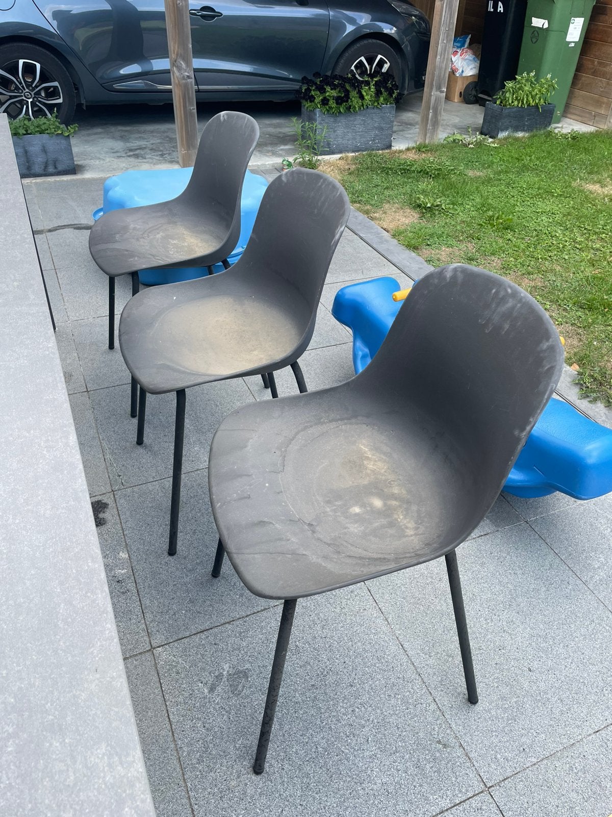 GRATIS 6 TUINSTOELEN, Ophalen, Gebruikt