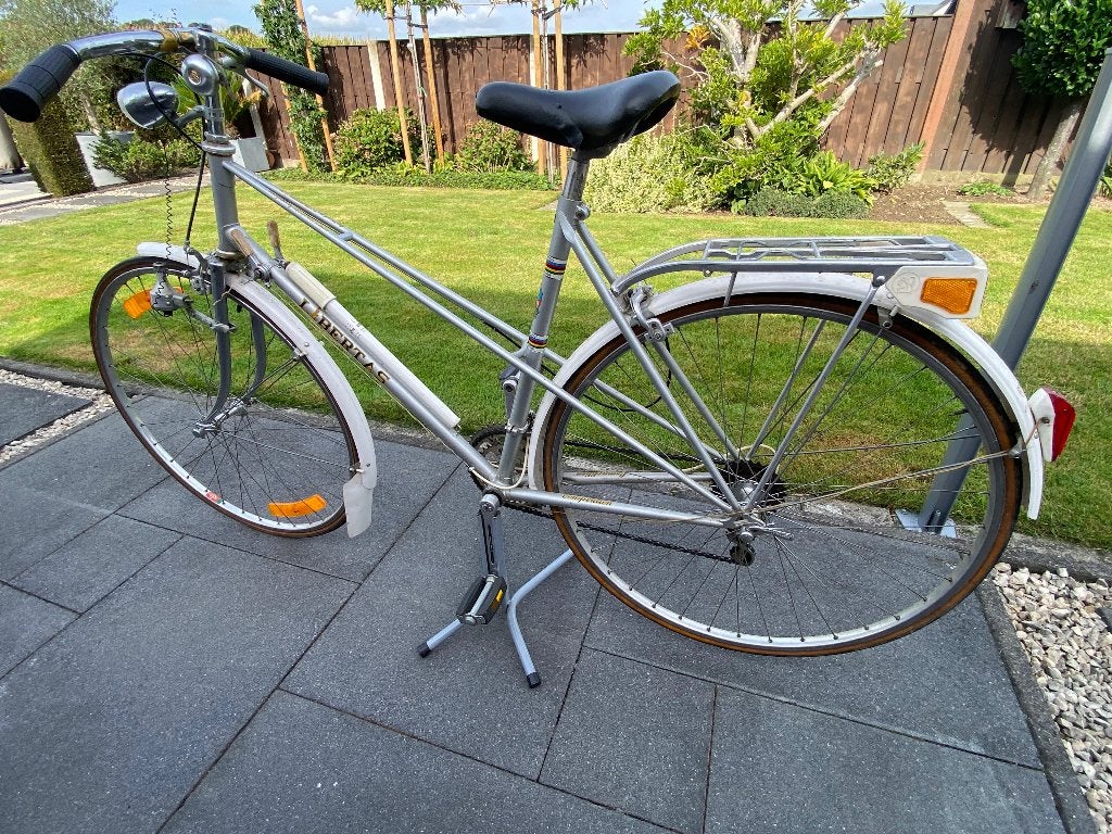 Damesfiets retromodel, Fietsen en Brommers, Gebruikt, Velgrem, 47 tot 50 cm, Versnellingen