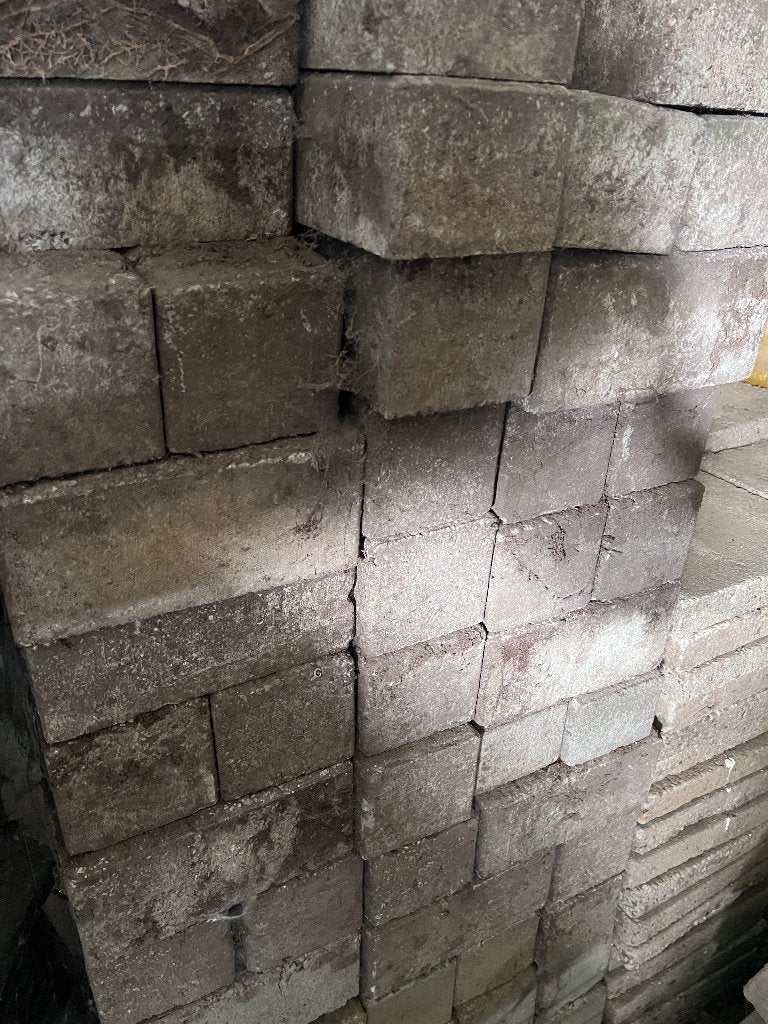 Betonklinkers, Enlèvement, Utilisé, Béton, Briques