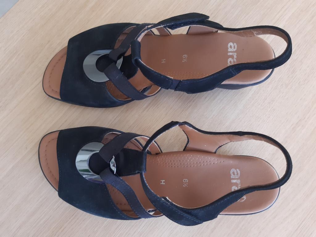 Ara sandalen Maat 40., Kleding | Dames, Schoenen, Zwart, Zo goed als nieuw, Ara, Sandalen of Muiltjes