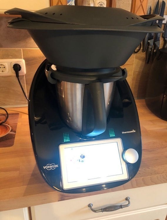 Thermomix TM6 Black Edition met accessoires, Résiste au lave-vaisselle, Enlèvement ou Envoi, Comme neuf, 3 vitesses ou plus