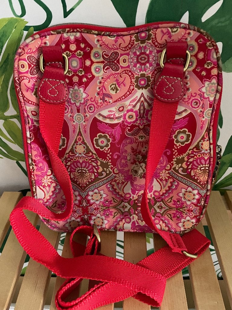 Handtas platte schoudertas Oilily - GRATIS flesje Oilily, Envoi, Comme neuf, Rouge, Sac à main