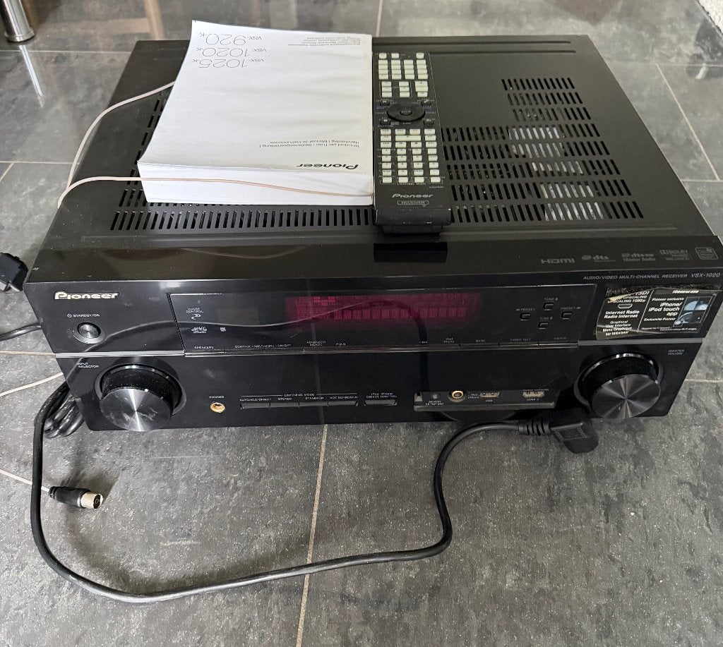 Amplificateur surround puissant Pioneer VSX 1020 K, Enlèvement ou Envoi, 120 watts ou plus, Pioneer, Utilisé
