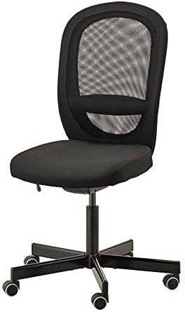 Chaise de bureau noire Flintan - IKEA, Maison & Meubles, Chaises de bureau, Comme neuf, Chaise de bureau, Noir, Enlèvement