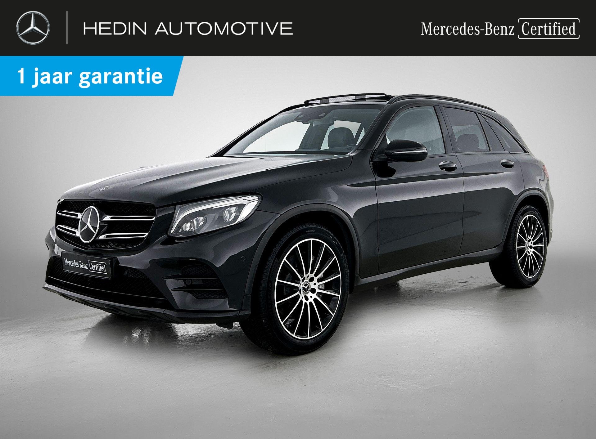 Mercedes-Benz GLC-klasse 250 4matic SUV AMG Line | Panoramis, Auto's, Mercedes-Benz, Dealer onderhouden, Stof, Gebruikt, Zwart