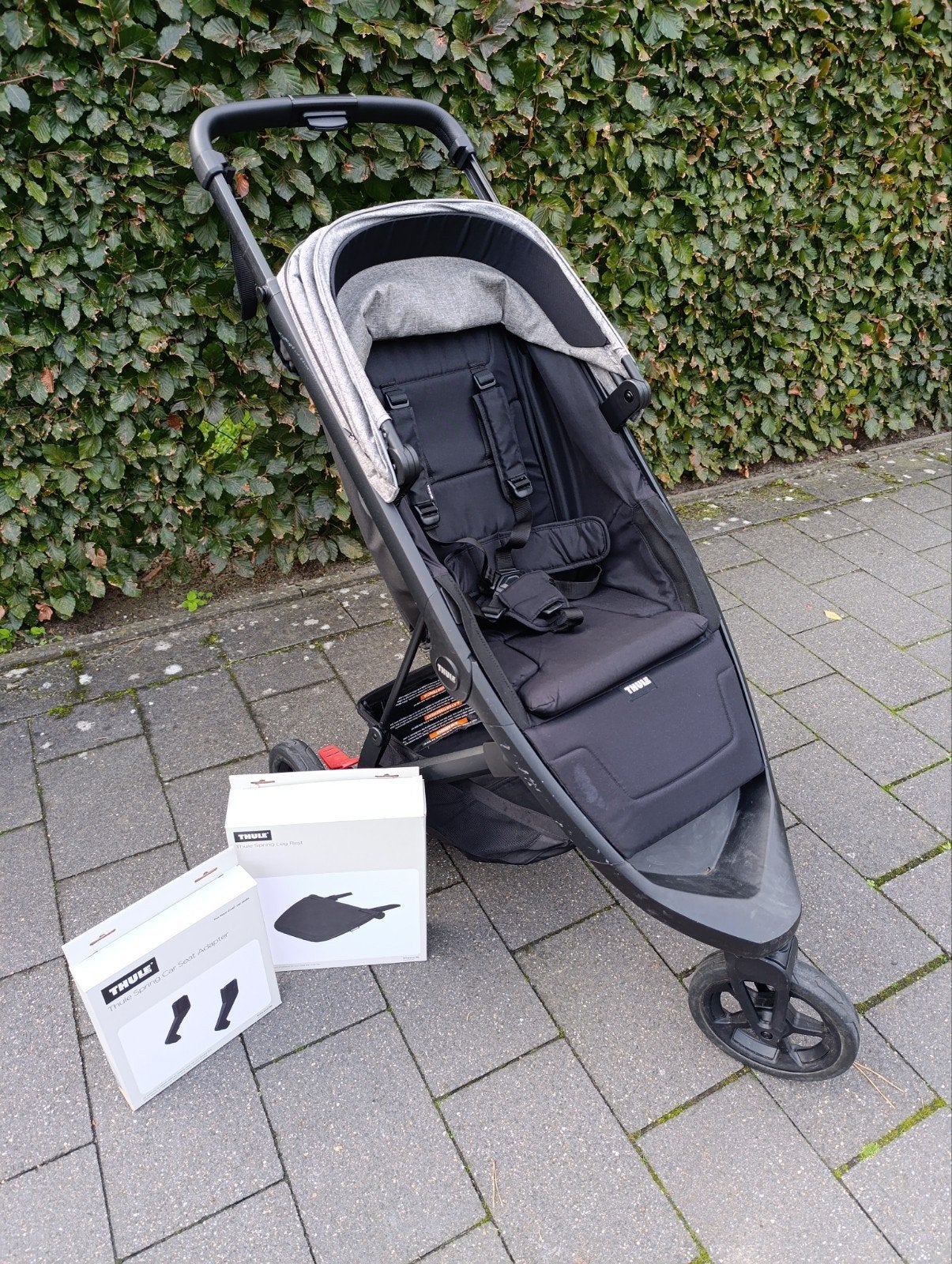 Thule Spring Buggy met accessories, Ophalen, Zo goed als nieuw, Overige merken, Verstelbare rugleuning