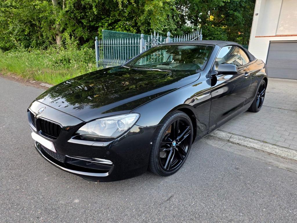 BMW 640i F12 Cabrio 3.0L benzine / 140.000km / Zeer proper, Auto's, BMW, Automaat, 4 zetels, Achterwielaandrijving, Leder