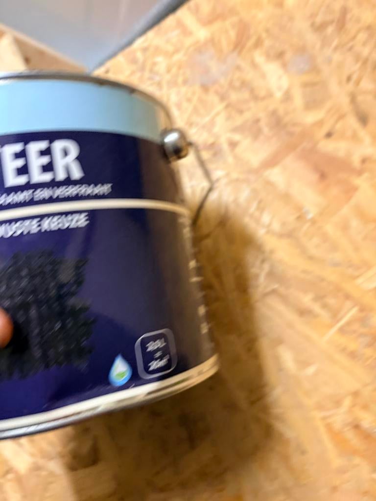 2,5 liter nieuwe ongebruikte zwarte teer beits, Bricolage & Construction, Peinture, Vernis & Laque, Neuf, Moins de 5 litres, Enlèvement