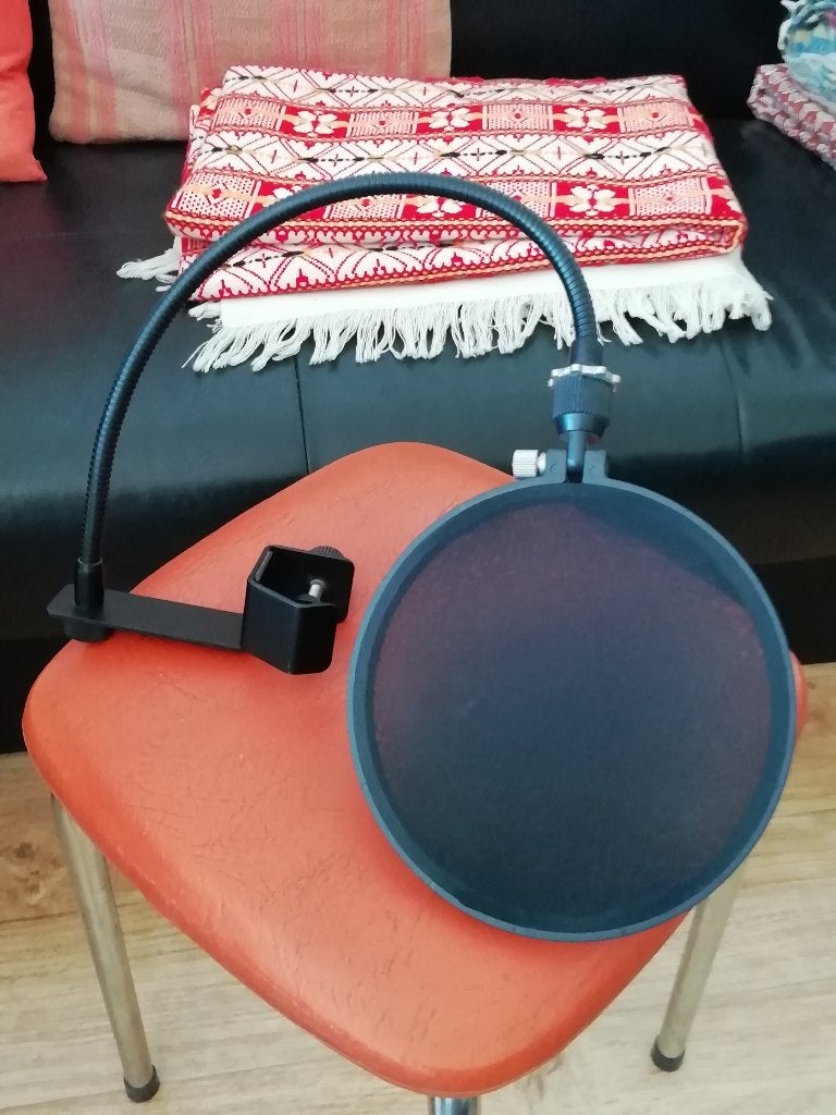 Filtre anti-pop pour microphone, Musique & Instruments, Enlèvement, Comme neuf, Micro chant