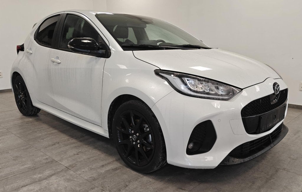 MAZDA 2 HYBRIDE, Auto's, Mazda, Dealer onderhouden, Leder en Stof, Wit, 1490 cc