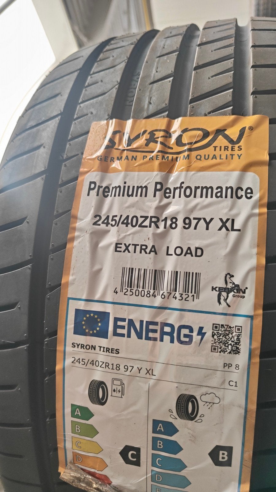 245/40r18 97y syron 90€ per stuk met montage en balanceren, Ophalen, Nieuw