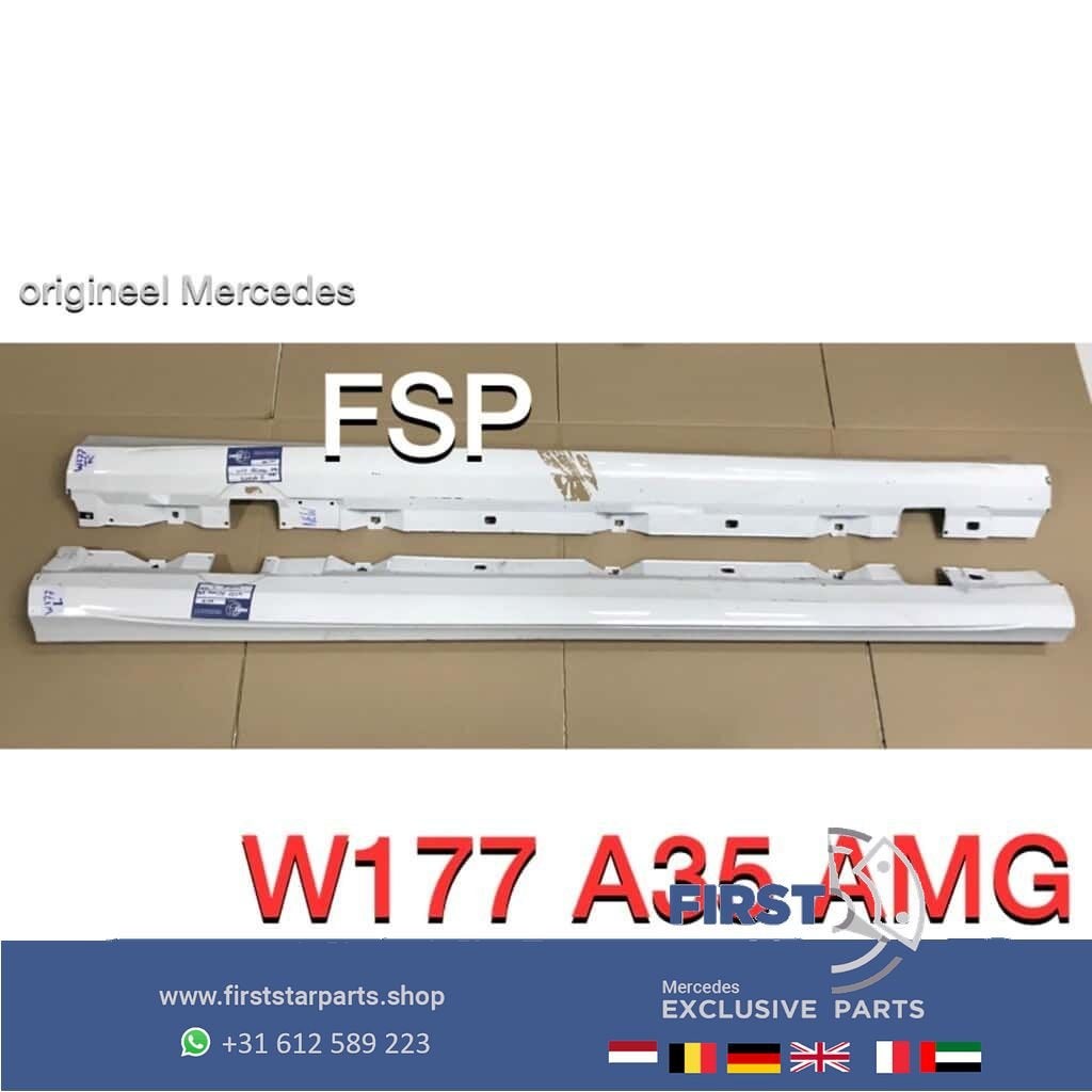 W177 AMG zijskirt sideskirt Mercedes AKlasse 2020 wit links, Utilisé, -, -, Enlèvement ou Envoi