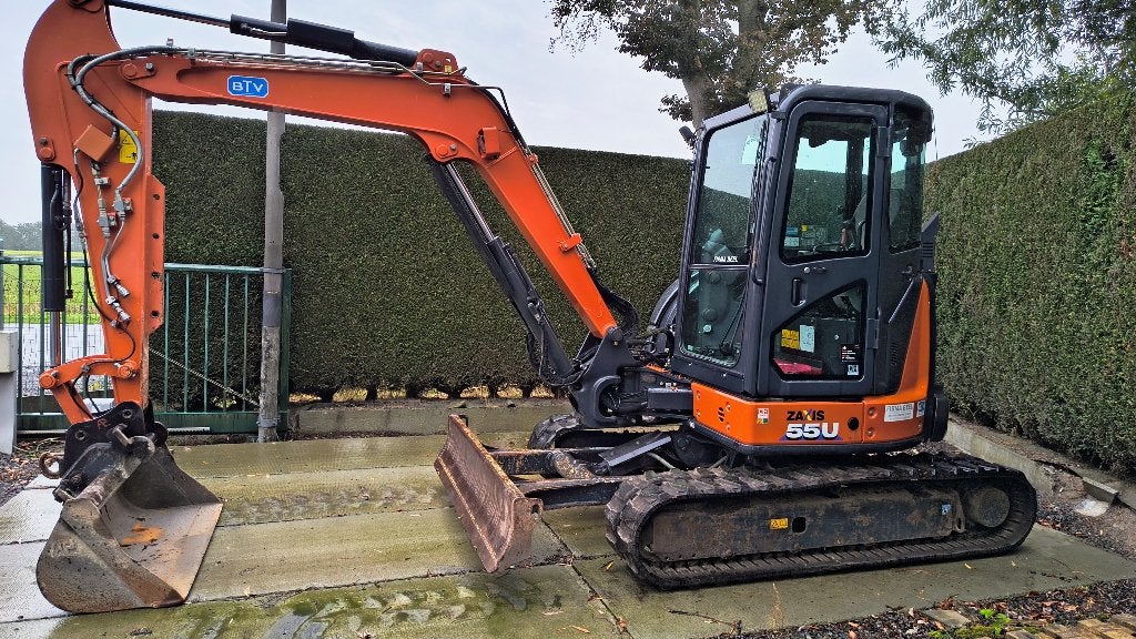 Excavatrice Hitachi ZX 55U-6CLR, Enlèvement, Excavatrice