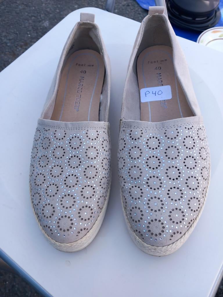Belles chaussures beige. Pointure 40, Enlèvement ou Envoi, Beige