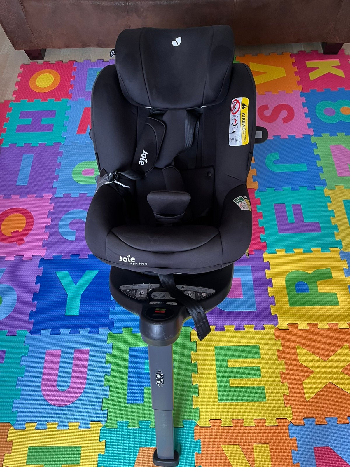 JOIE I-Spin 360 E Car Seat Coal One Size, Enfants & Bébés, Autres marques, Comme neuf, Enlèvement, Isofix