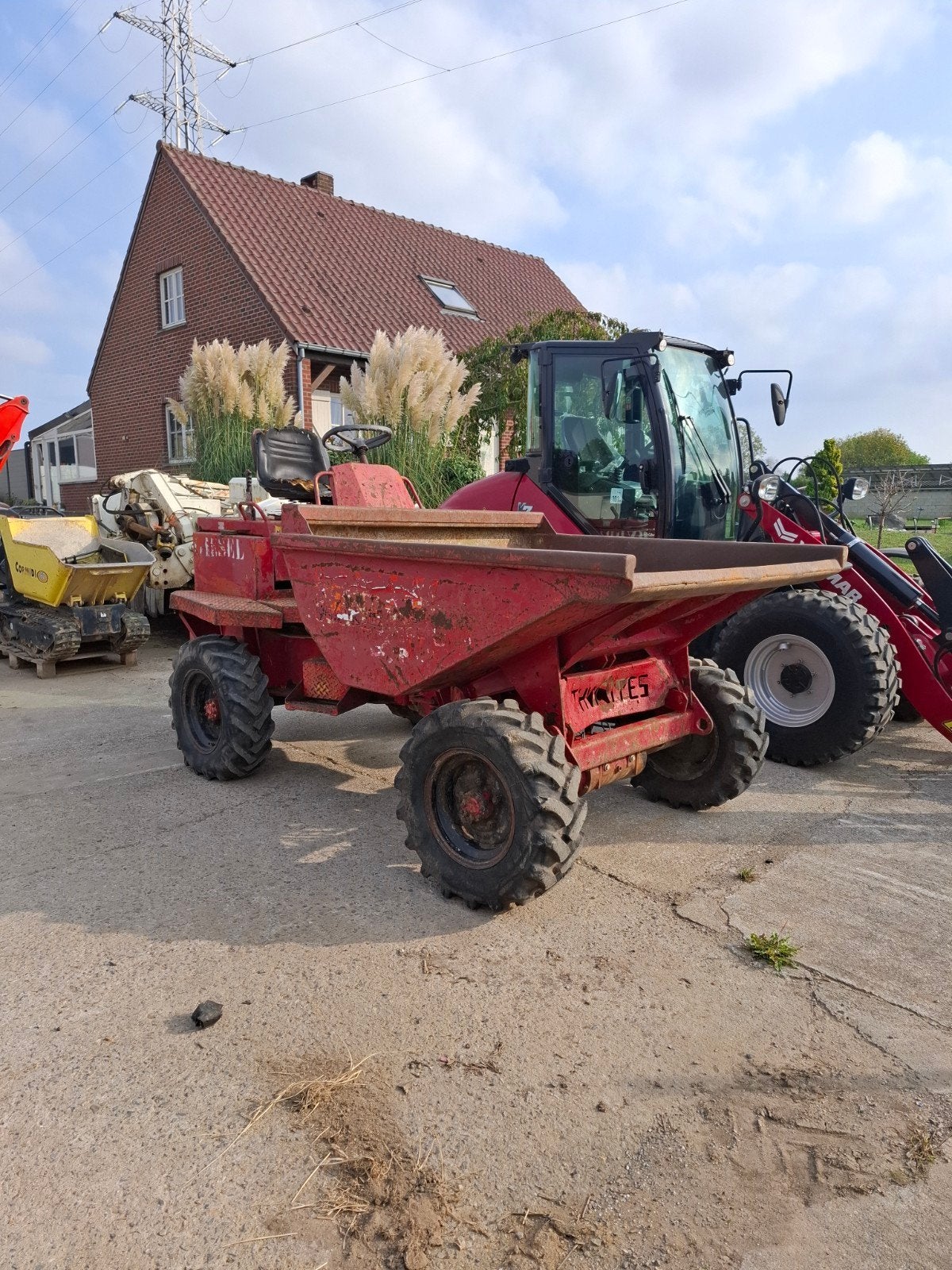 Dumper twaite 2 tonnes, Enlèvement, Dumper