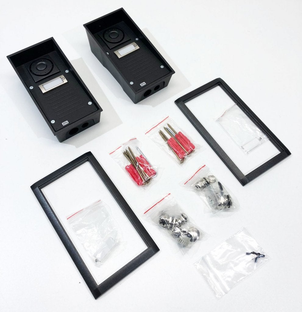2N HELIOS FORCE ANALOOG DEUR INTERCOM 2 stuks - gebruikt