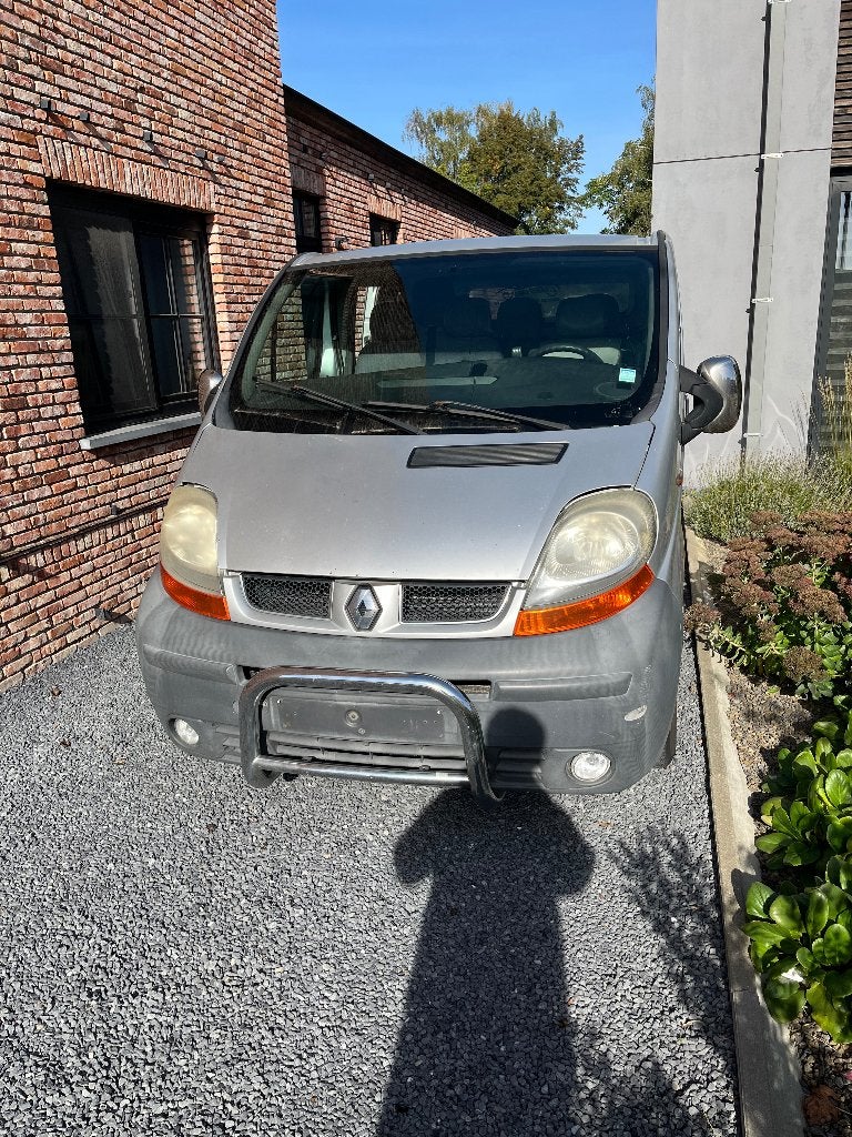 renault trafic dubbele cabine, Autos, Argent ou Gris, Achat, 4 portes, Diesel
