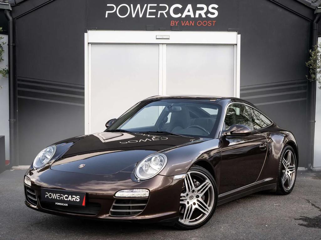 Porsche 911 997 .2 Targa 4 | PDK | Sportuitlaat | Volleder |, Auto's, Porsche, Automaat, Gebruikt, Zwart, Bruin