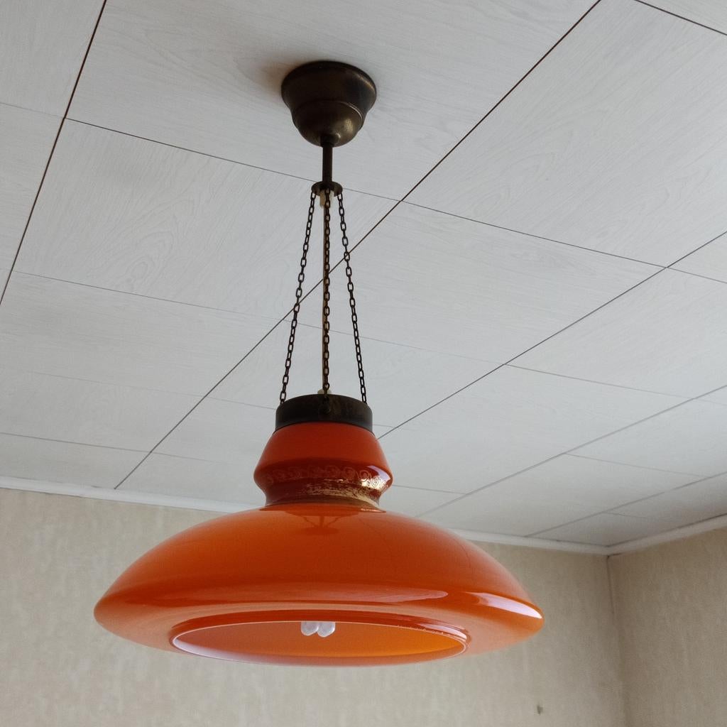 Vintage hanglamp, Ophalen