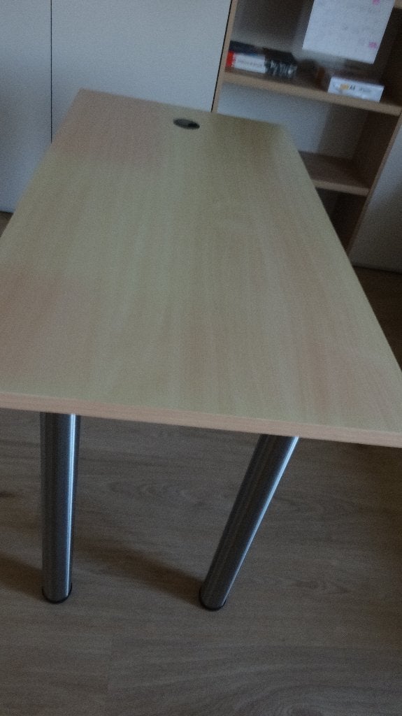 Petit bureau robuste, 120 cm, Démontable, Enlèvement, Utilisé