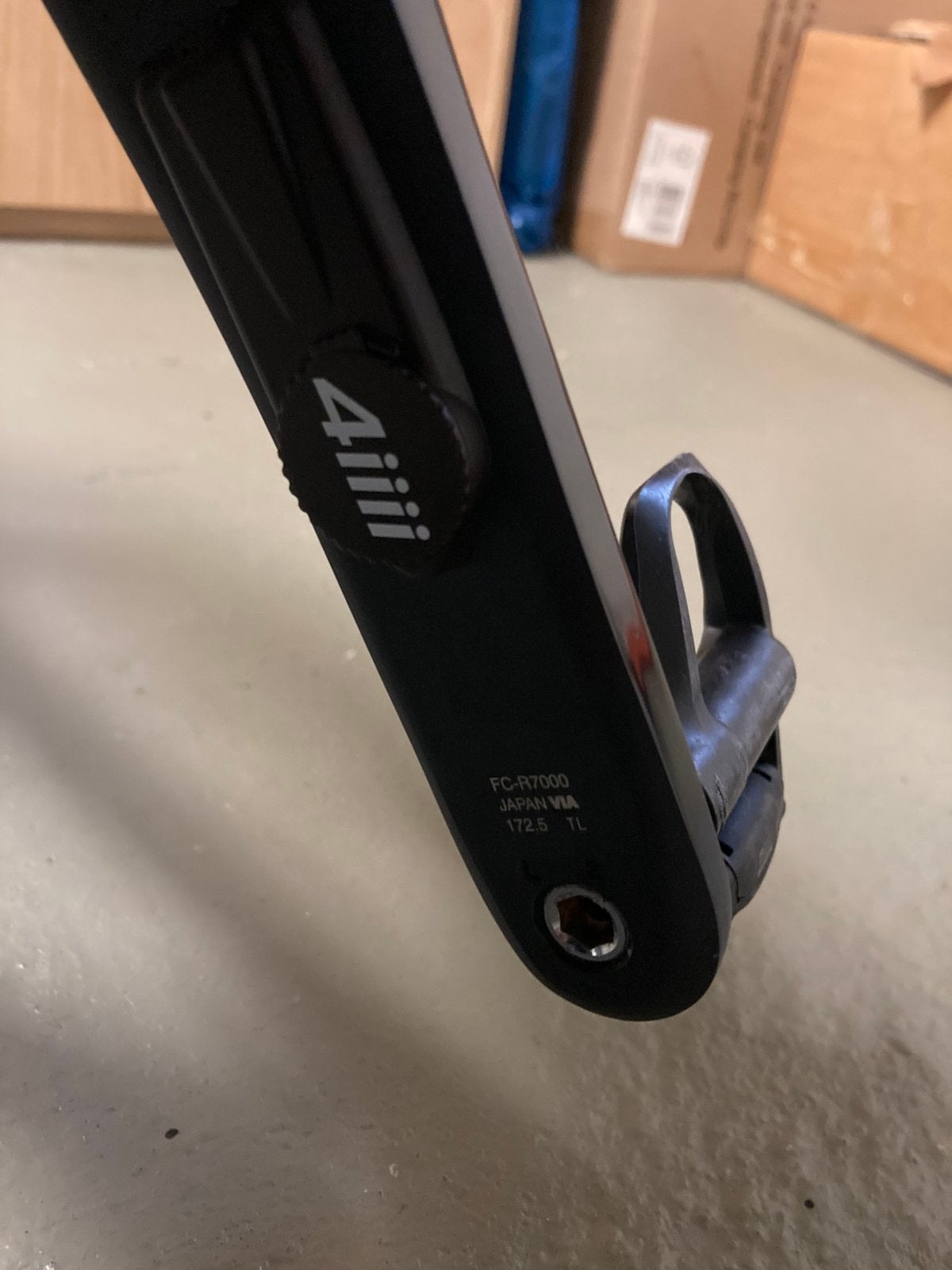 Shimano 105 4iiii precision powermeter als Nieuw!, Vélos & Vélomoteurs, Enlèvement ou Envoi, Comme neuf