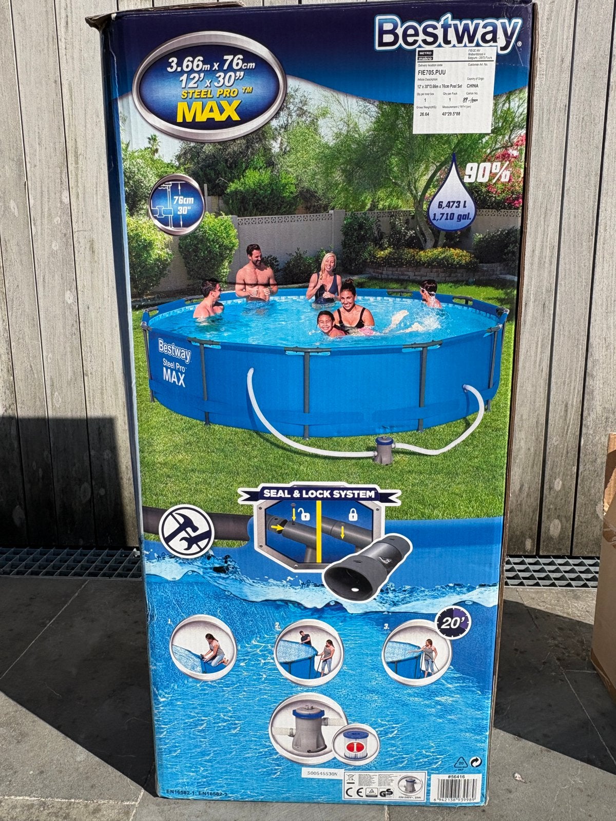Piscine Bestway 6500 litres. Ne que usé 1 fois., Jardin & Terrasse, Piscines, Enlèvement, Comme neuf