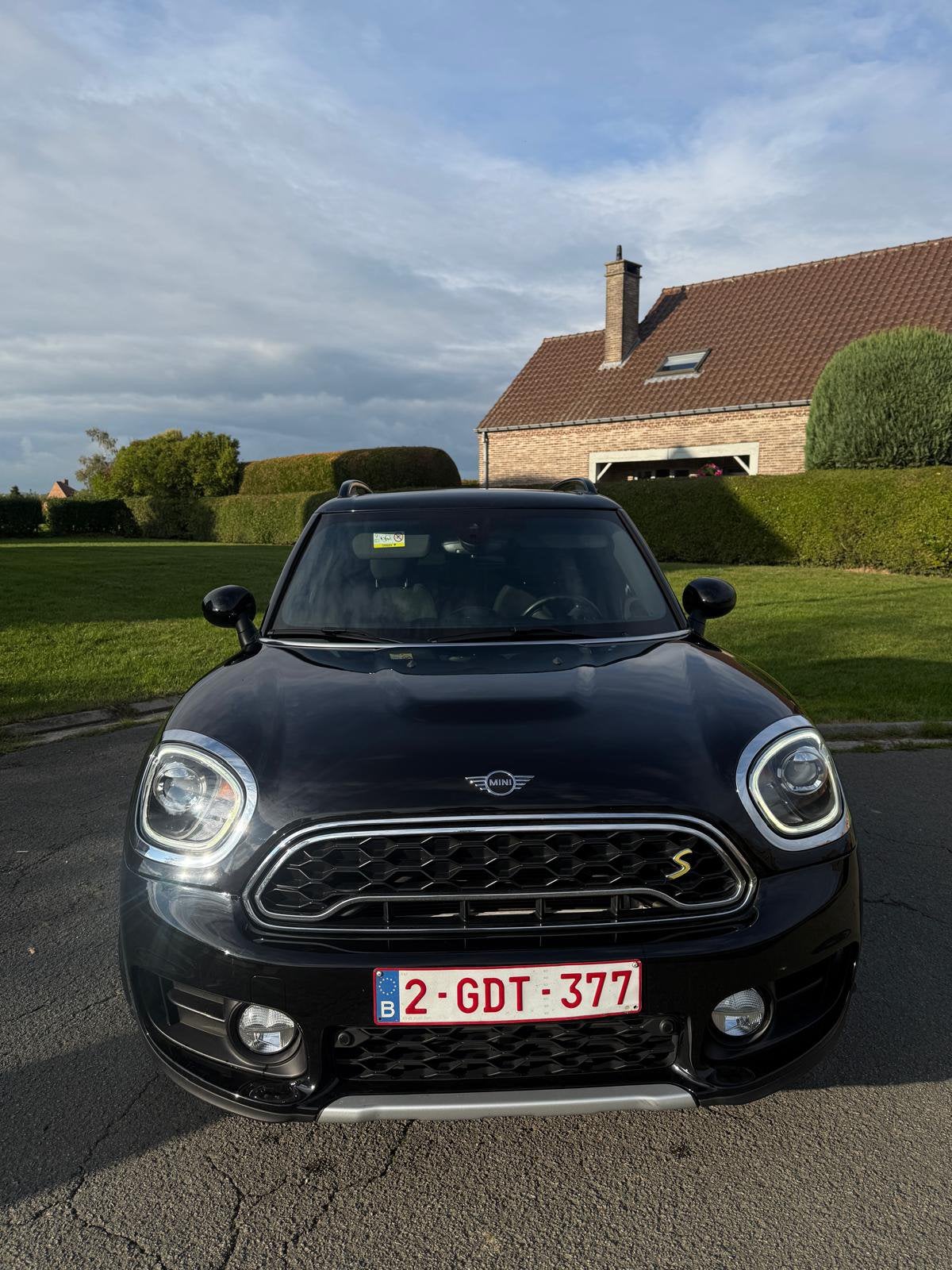 Mini cooper s countryman, Auto's, Automaat, Leder en Stof, Zwart, 5 zetels