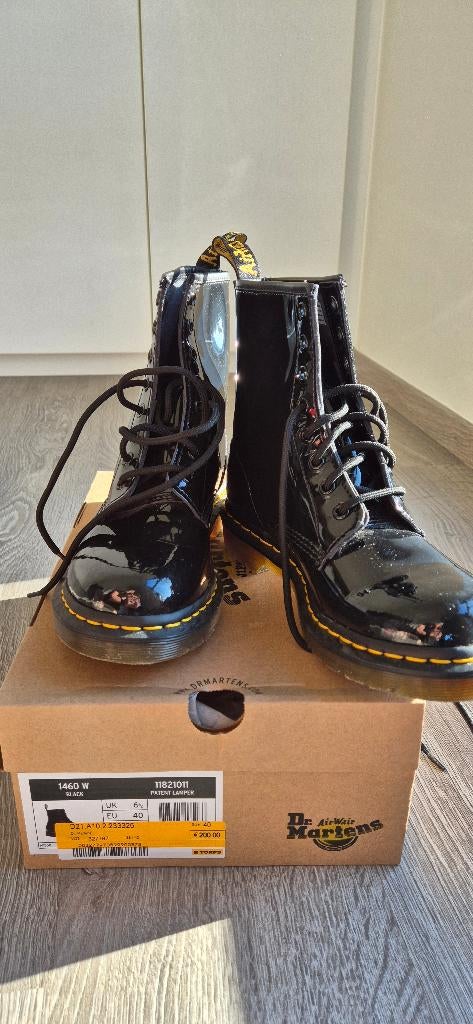 Dr. Martens zwart laké, Kleding | Dames, Schoenen, Ophalen, Zwart, Lage of Enkellaarzen, Dr. Martens