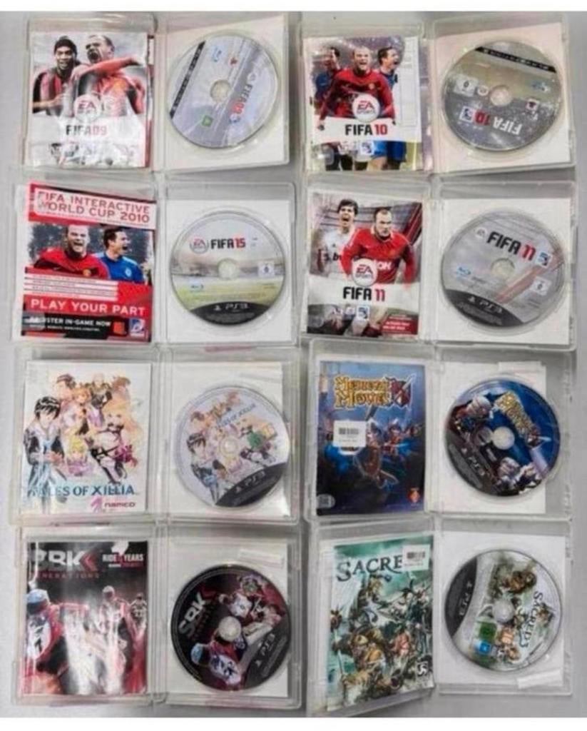 8x PS3 Playstation 3 games spelletjes fifa tales xillia sacr, Games en Spelcomputers, Ophalen of Verzenden, Zo goed als nieuw