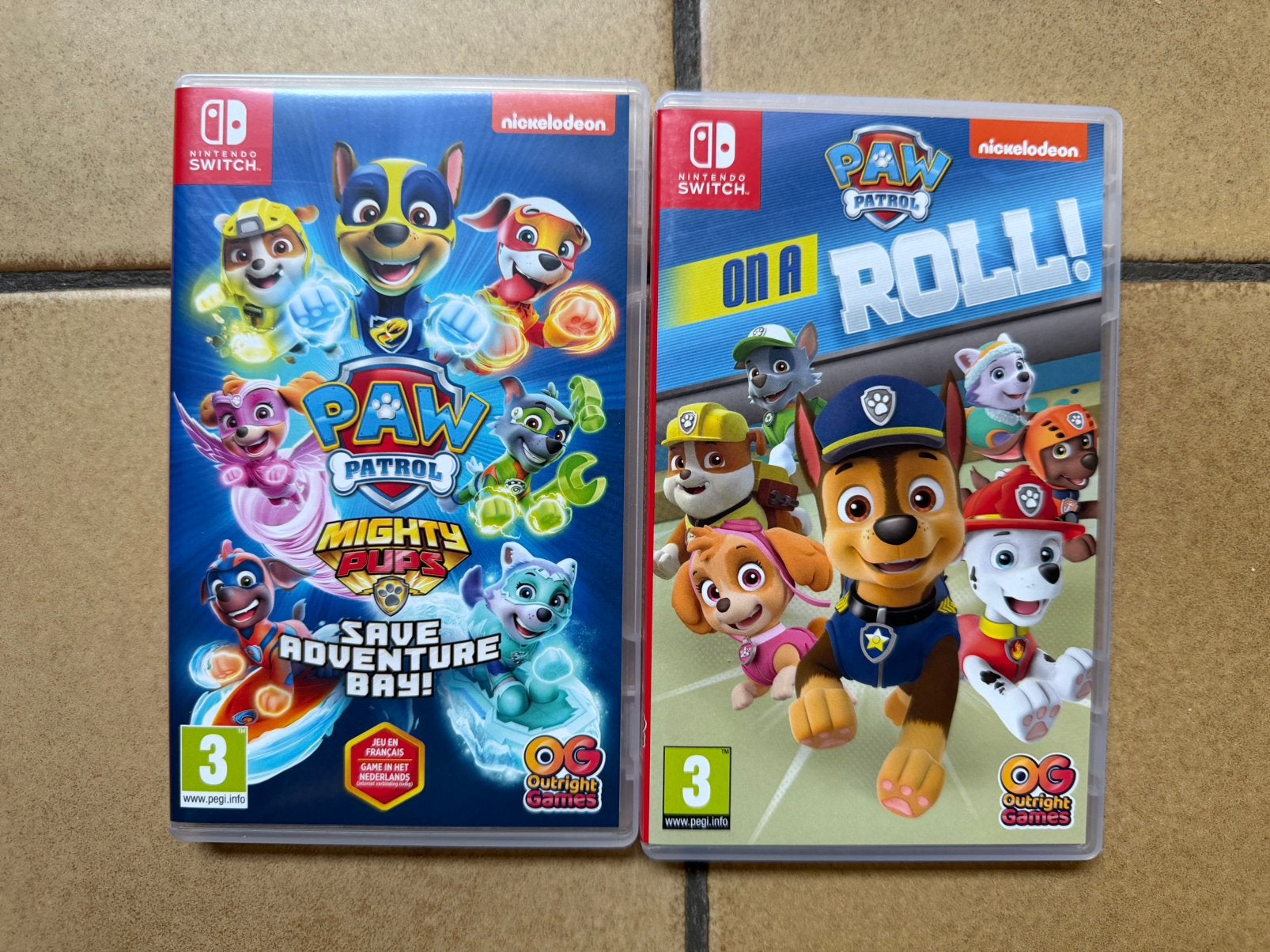 Switch game Paw Patrol Mighty Pups en on a Roll, Enlèvement, Utilisé