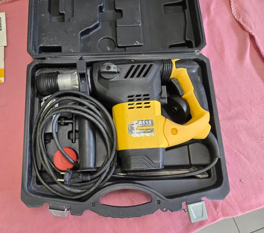 Powerplus x115 + boren, Doe-het-zelf en Bouw, Gereedschap | Boormachines, Ophalen