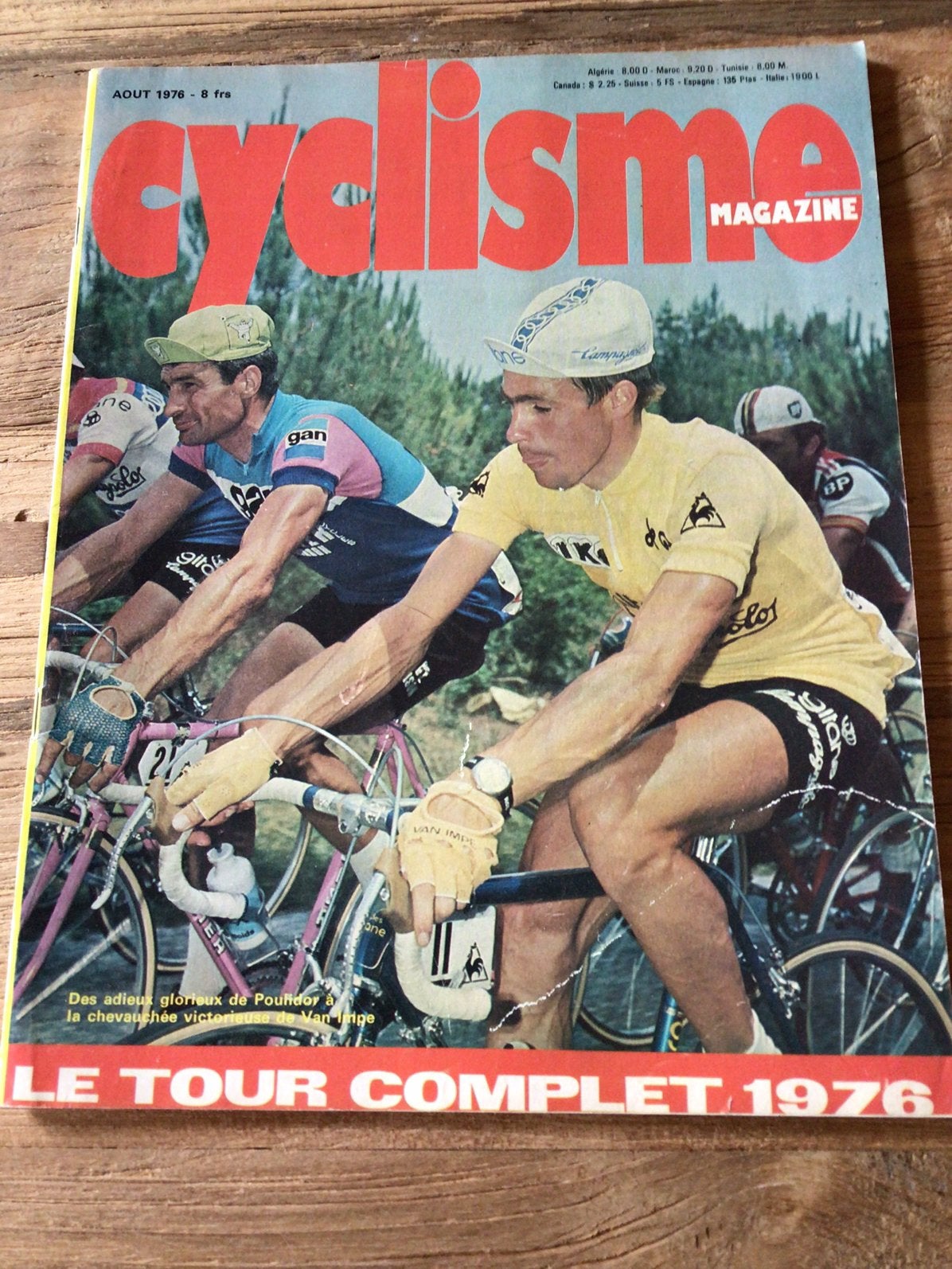 Cyclisme magazine 1976 tour de france lucien van impe, Verzenden, Zo goed als nieuw