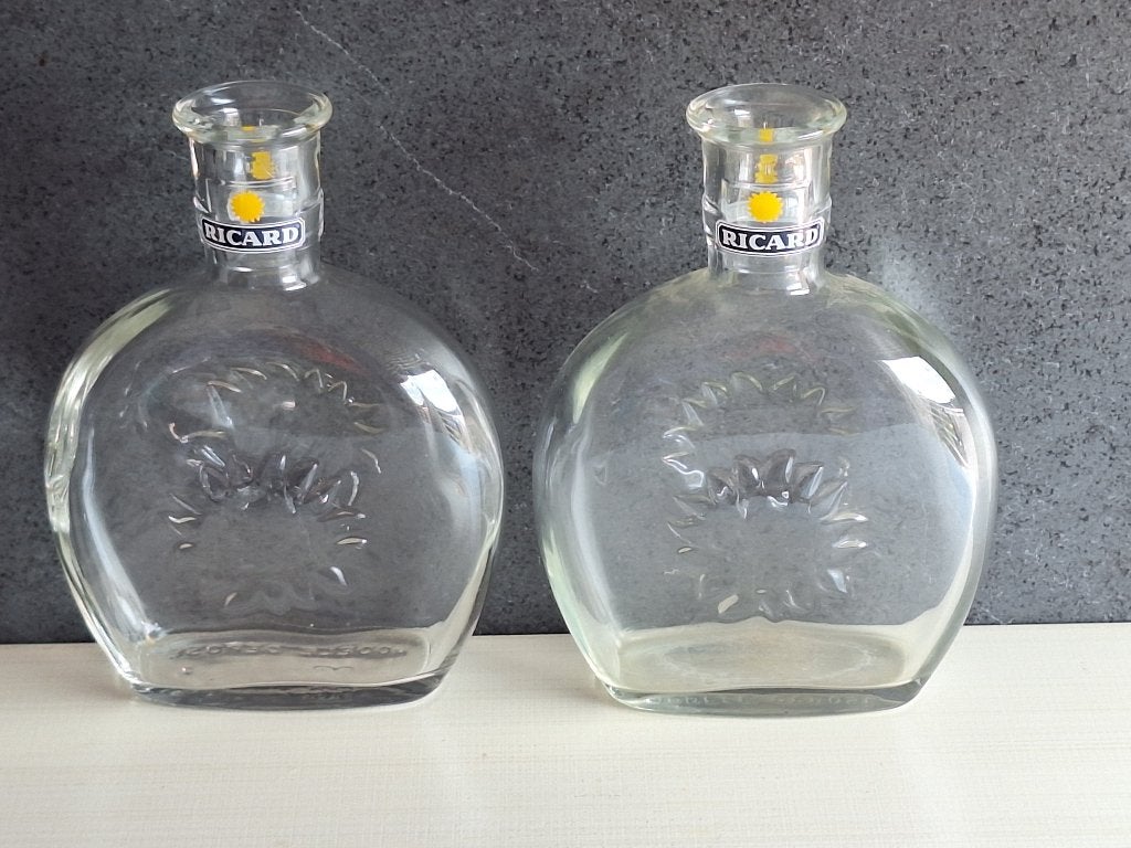 2 belles carafes Ricard en verre, Enlèvement ou Envoi, Comme neuf, Autres types