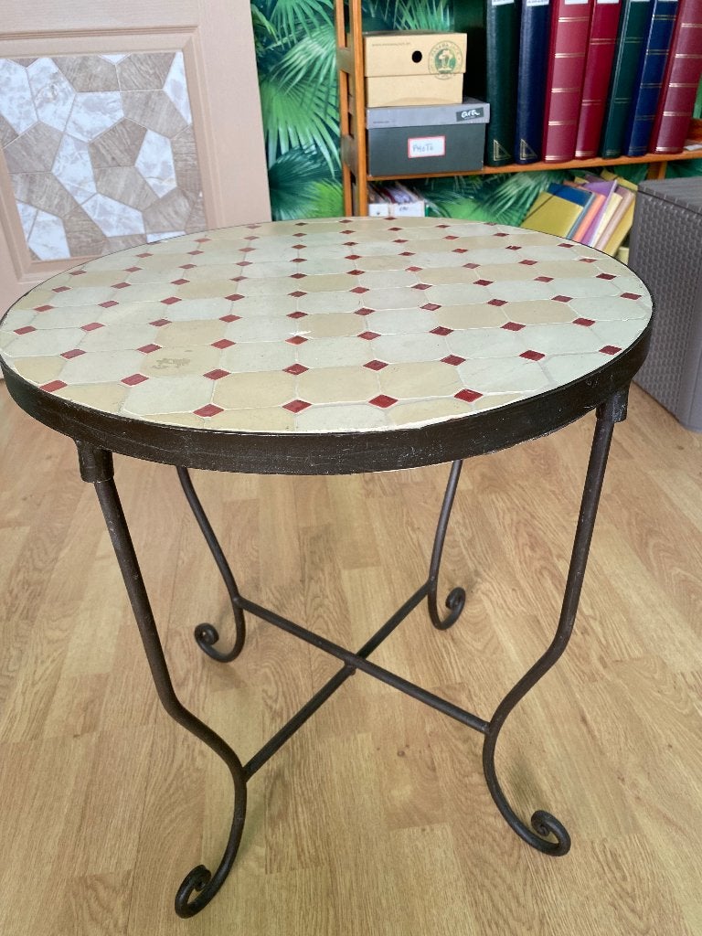 Table guéridon, Maison & Meubles, Rond, 45 à 60 cm, Enlèvement, Utilisé