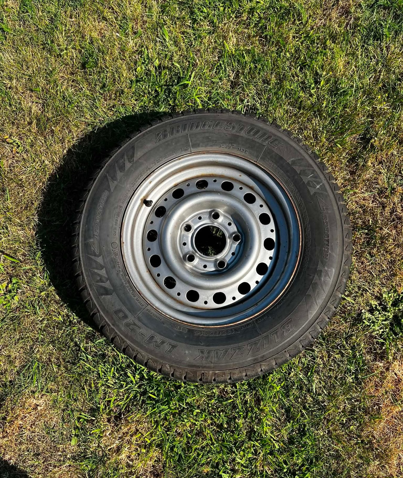 4 BMW stalen velgen, Auto-onderdelen, Ophalen, 14 inch, Gebruikt, Banden en Velgen