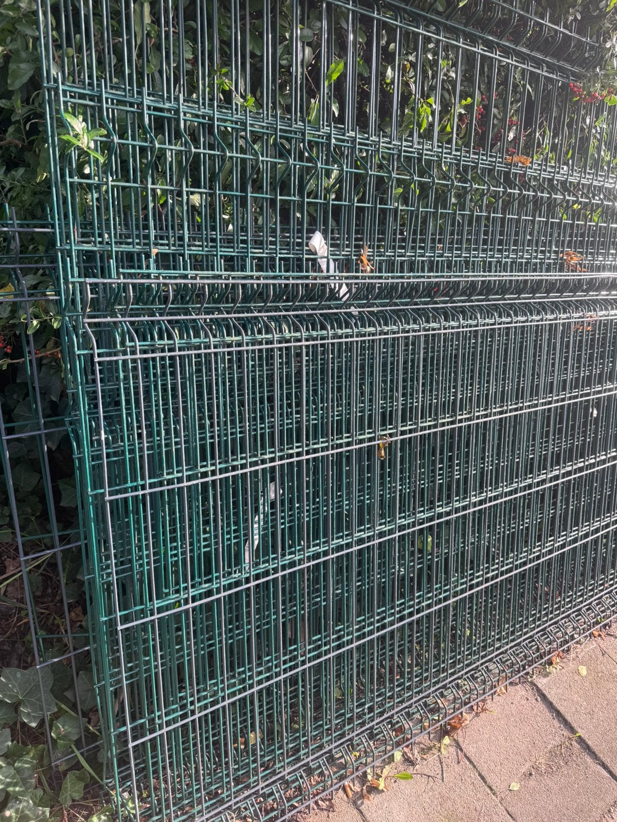 NIEUW – Hekwerkpanelen, palen & grondankers Giardino hekwerk, Tuin en Terras, Ophalen, Nieuw, Draad