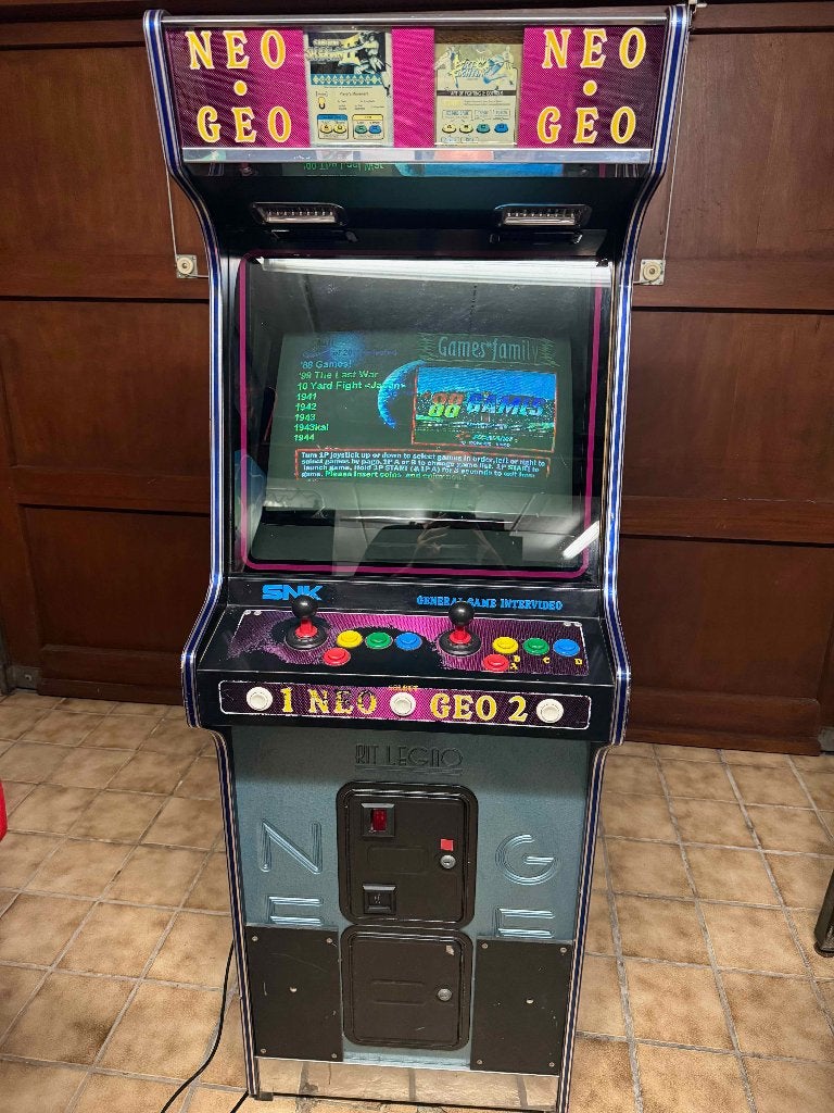 Borne Arcade Rit Legno SNK Neo-Geo, Collections, Enlèvement, Utilisé