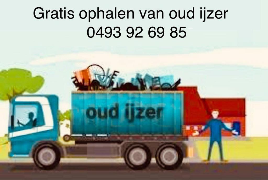 Gratis ophalen van alle oud ijzer