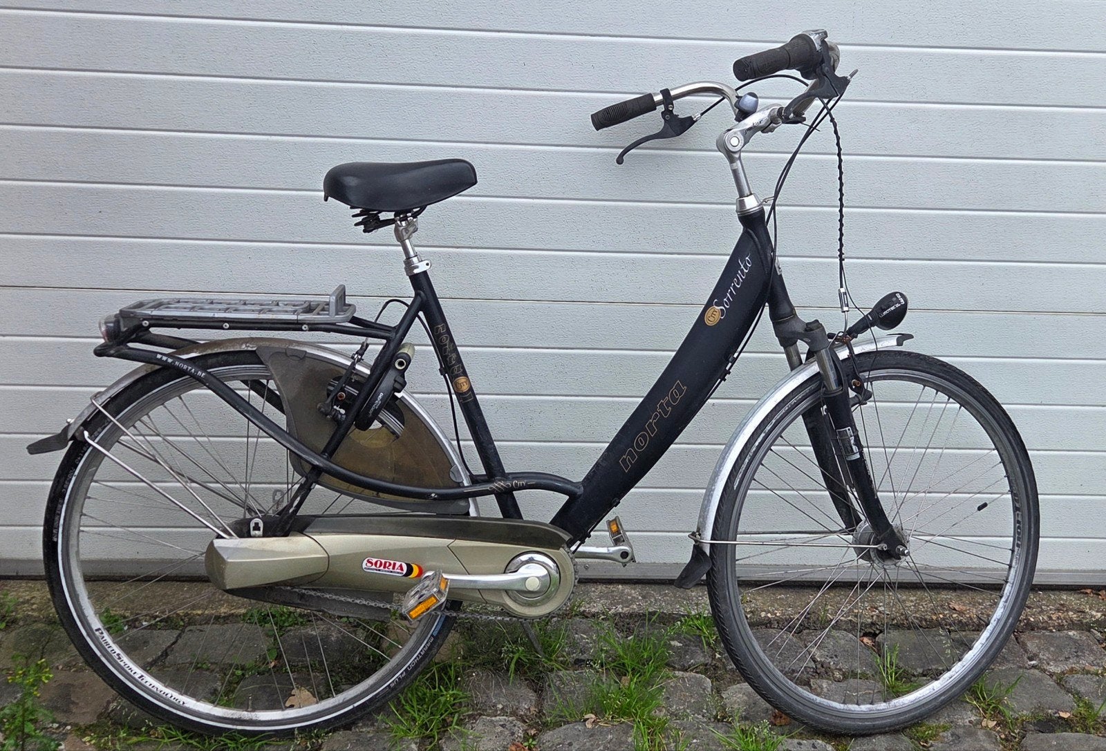 damesfiets, Ophalen