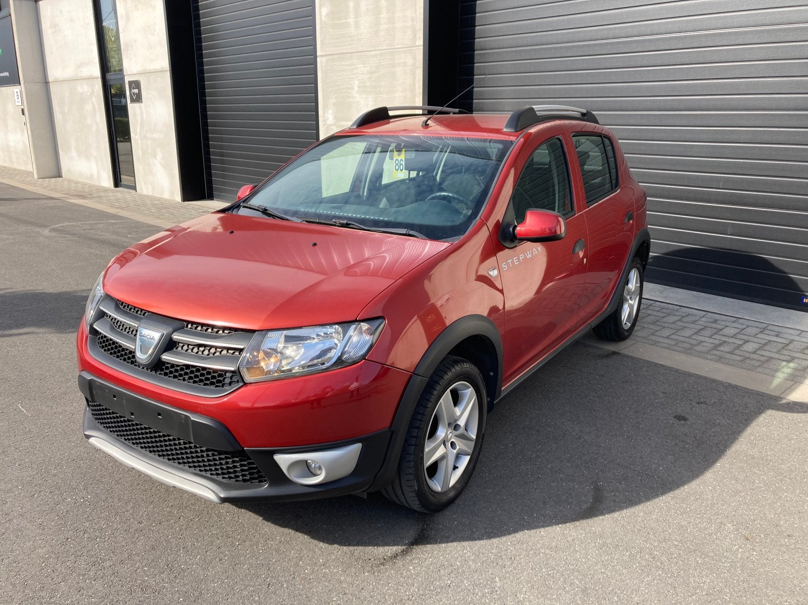 Dacia Sandero Stepway-0.9i-2016-447.688km-airconditioning, Auto's, Voorwielaandrijving, Stof, Bedrijf, 5 deurs