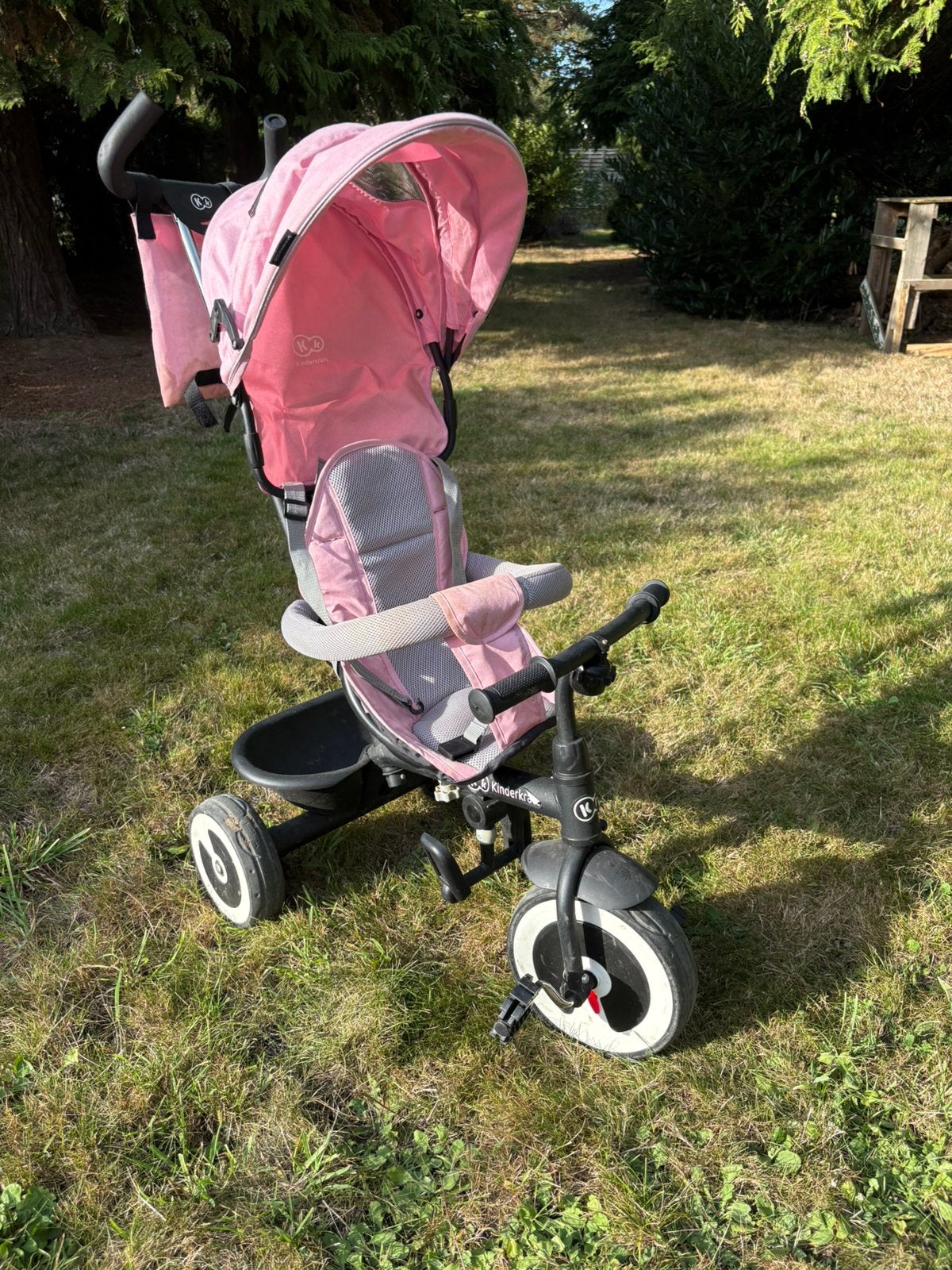 Kinderkraft tricycle évolutif rose, Ophalen of Verzenden, Gebruikt