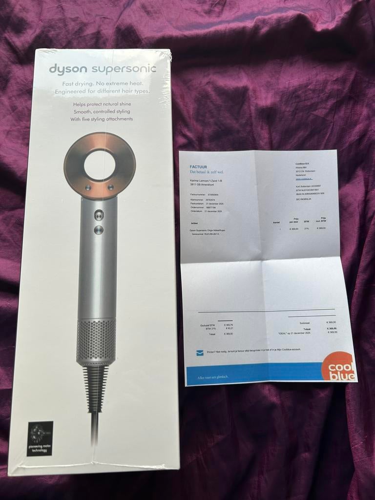 Dyson Supersonic haardroger nieuw, Ophalen of Verzenden, Nieuw, Haardroger