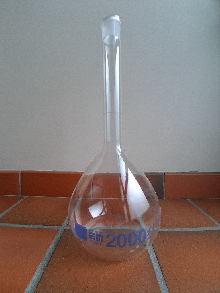 Maatkolf 2000 ml, Ophalen of Verzenden, Gebruikt