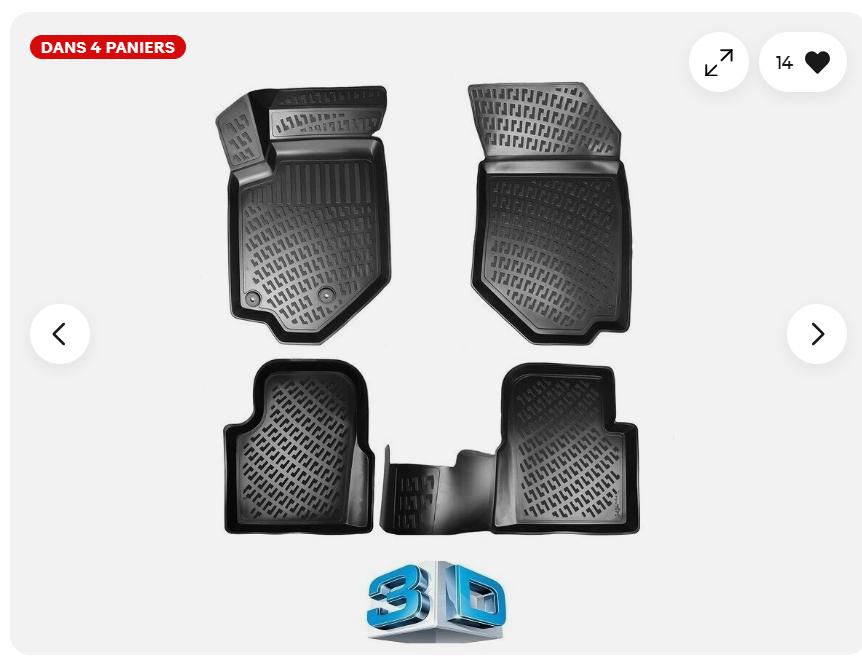 Citroën C4 2020 et +  Tapis Caoutchouc New, Autos : Pièces & Accessoires, Enlèvement, Neuf, Citroën